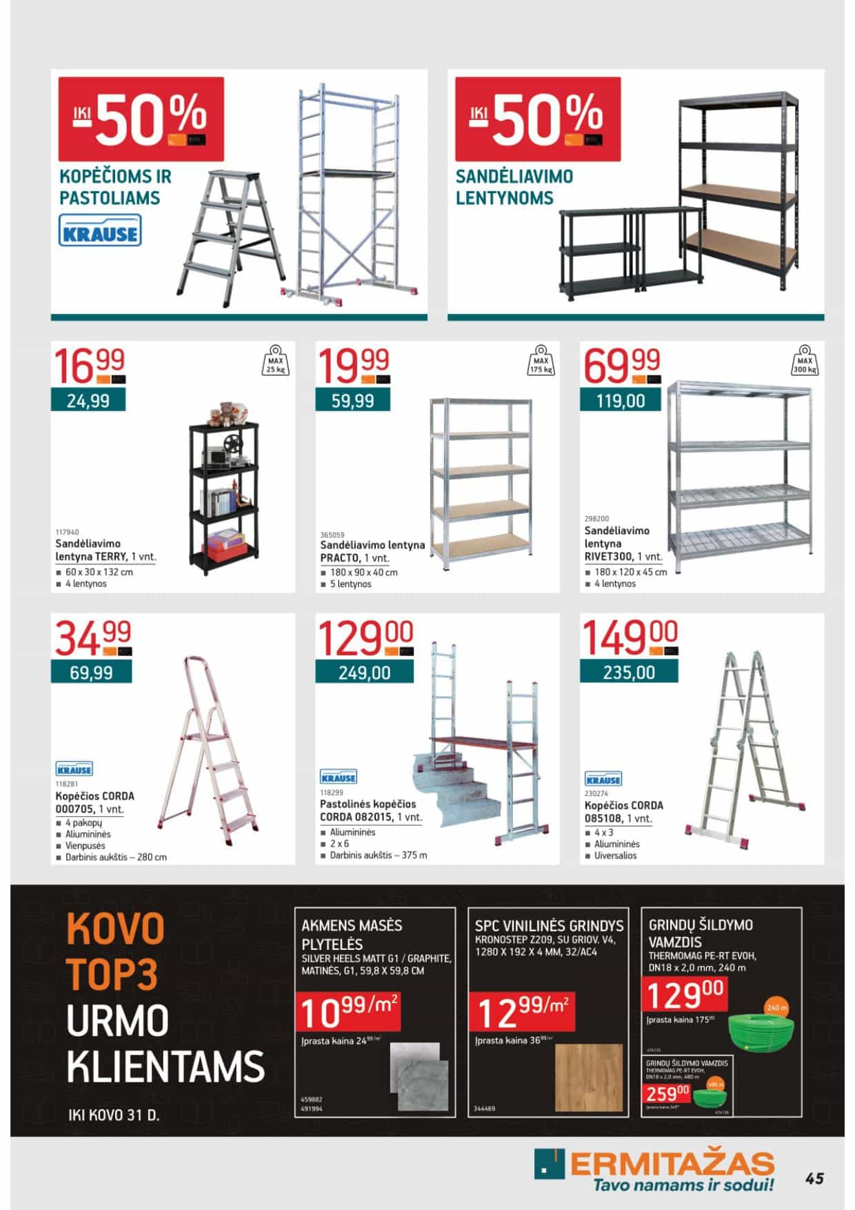 Sandėliavimo lentyna PRACTO