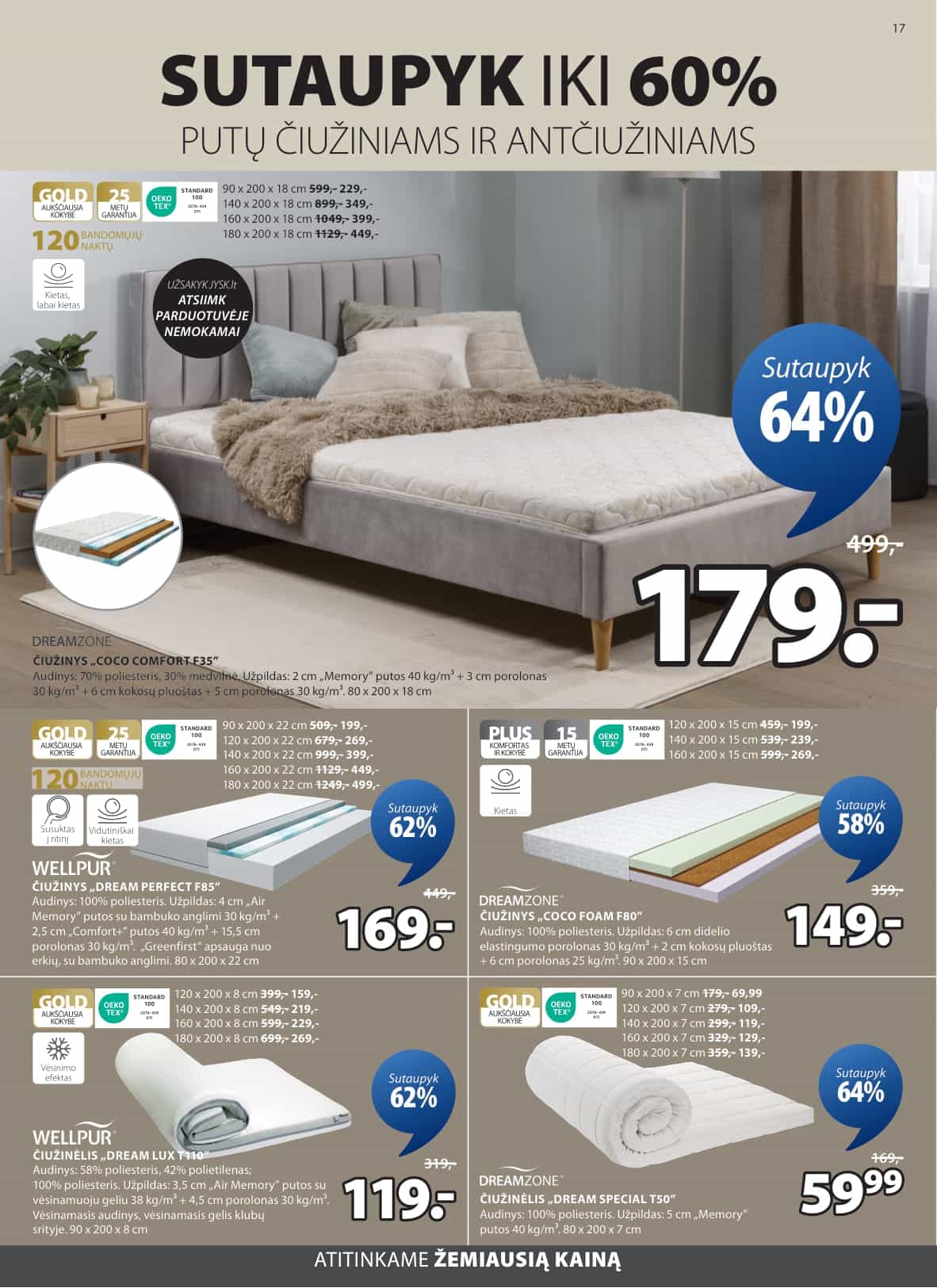 DREAMZONE ČIUŽINĖLIS „DREAM SPECIAL T50“