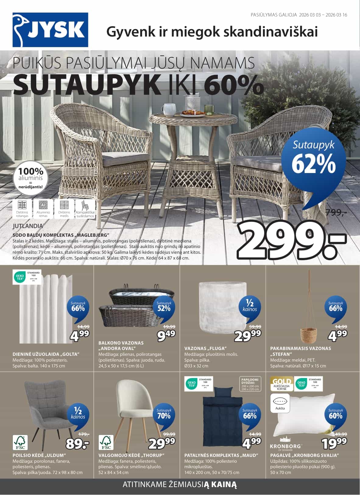 VALGOMOJO KĖDĖ „THORUP“