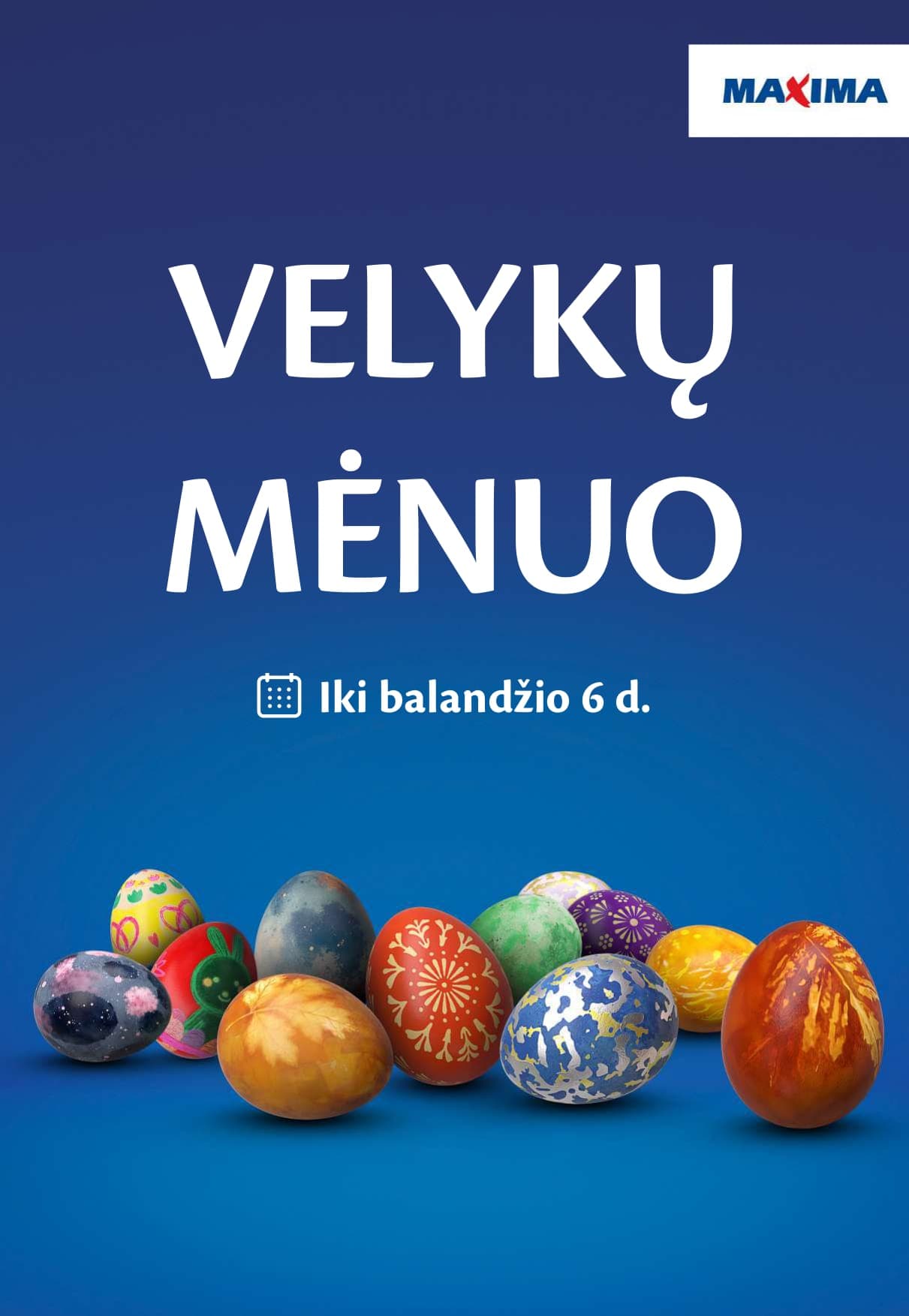 MAXIMA akcijų ir nuolaidų leidinys "Velykų mėnuo" nuo 2026.03.03 iki 2026.04.06