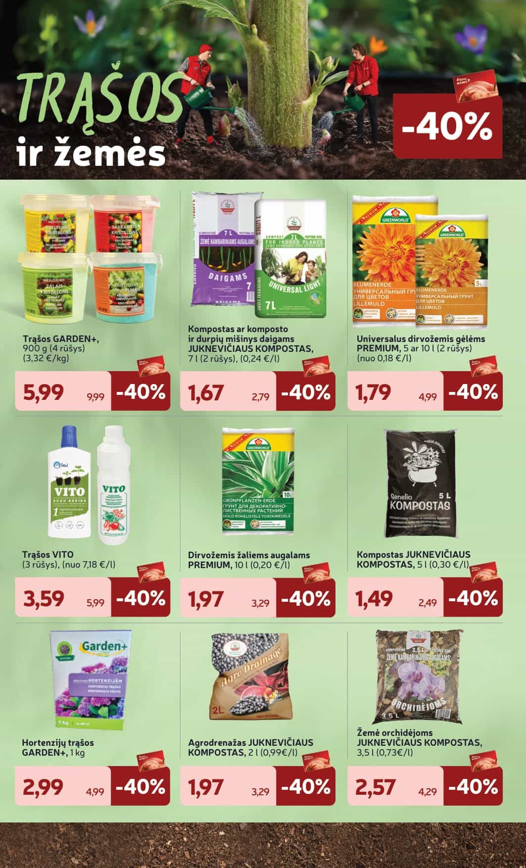 Universalus dirvožemis gėlėms PREMIUM